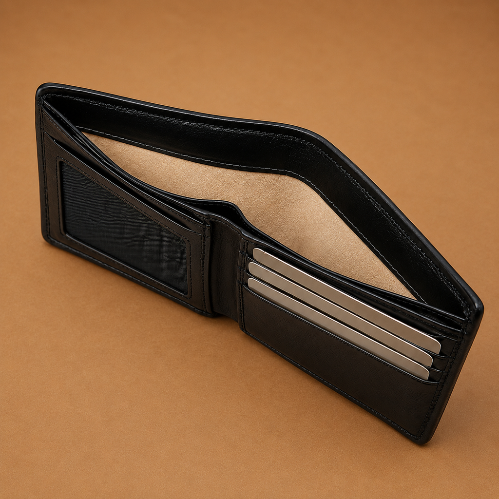 Hair-On Leather Bi-Fold Wallet