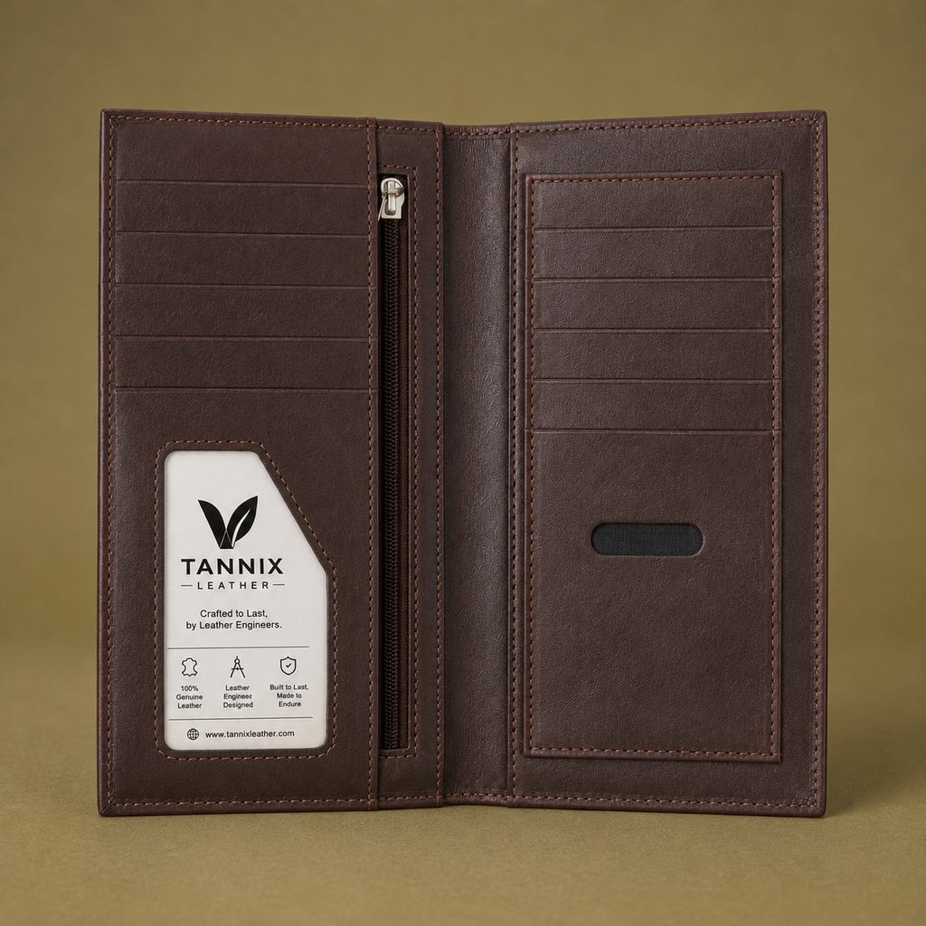 Luxury Crocodile-Pattern Long Wallet