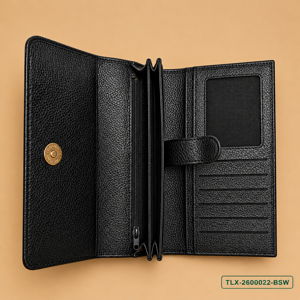 Leather Clutch Wallet