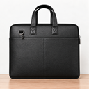Leather Dual-Zip Work Bag