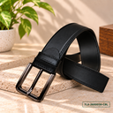 Classic Black Heritage Leather Belt