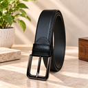 Classic Black Heritage Leather Belt