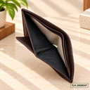 Walnut Crest Bifold Wallet
