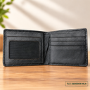 Hair-On Leather Bi-Fold Wallet