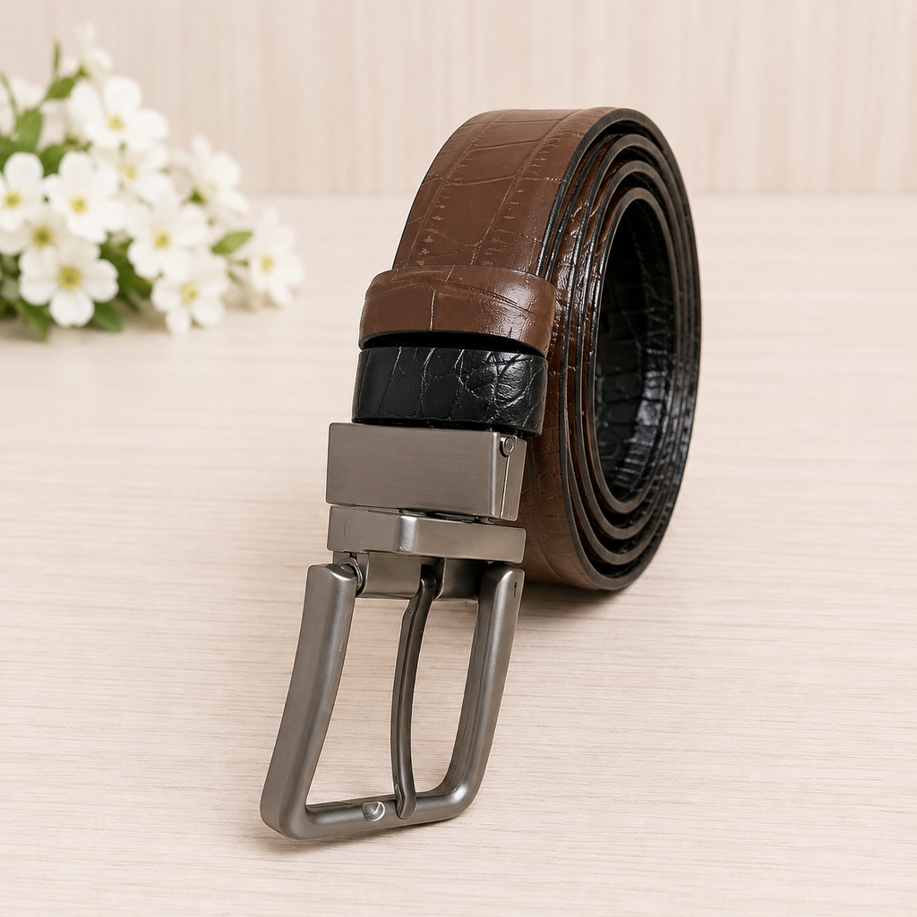 Reversible 2-in-1 Leather Belt