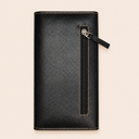 Color Panel Ladies Leather Purse