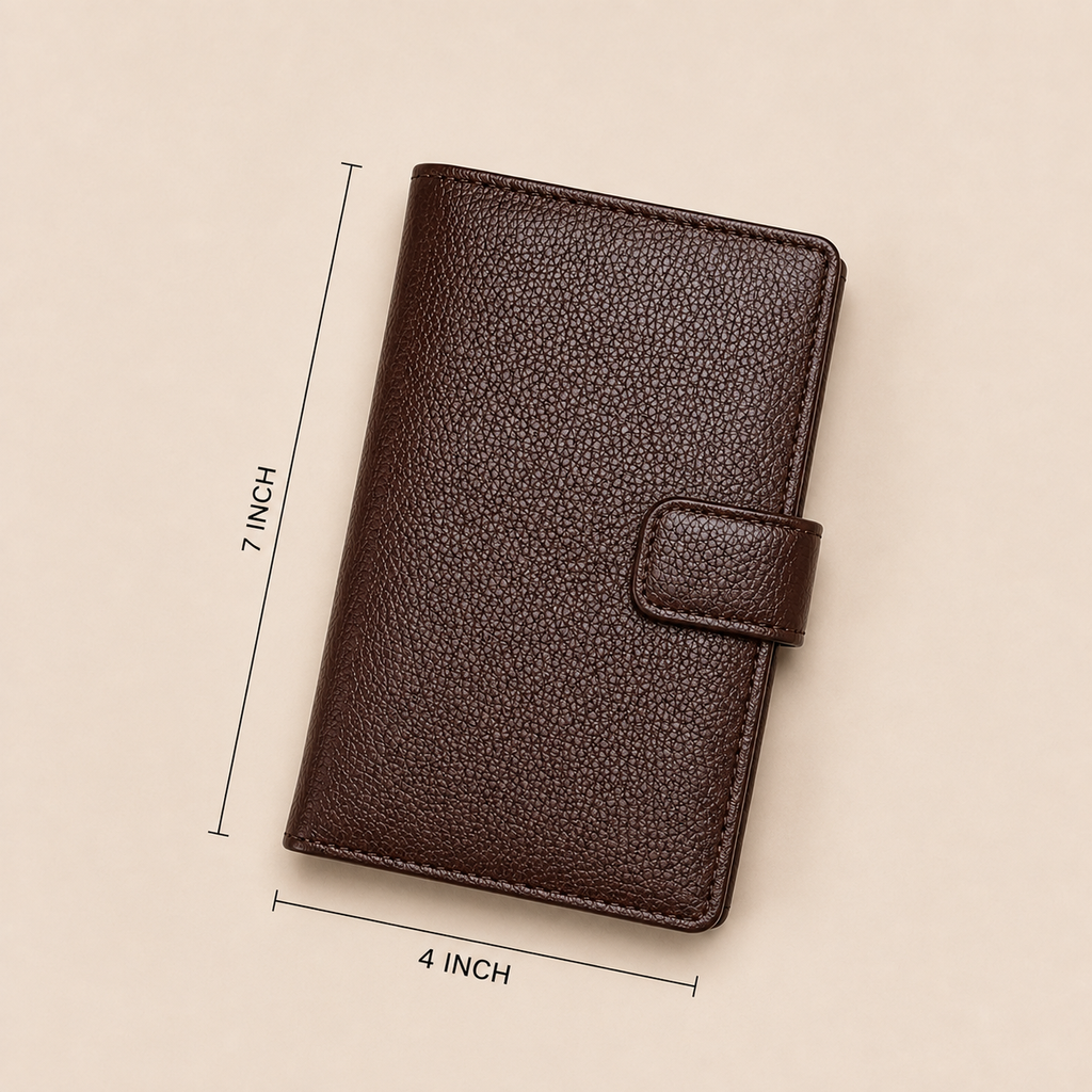 Brown Snap Wallet