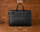 Leather Dual-Zip Work Bag