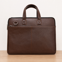 Leather Dual-Zip Work Bag
