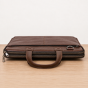 Leather Dual-Zip Work Bag