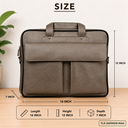 Leather Multi-Compartment Carry Bag