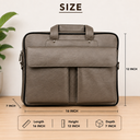 Leather Multi-Compartment Carry Bag