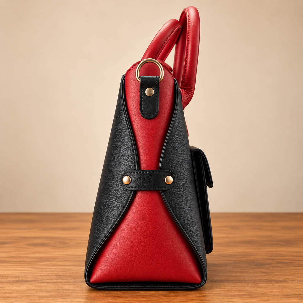 Structured Satchel Bag