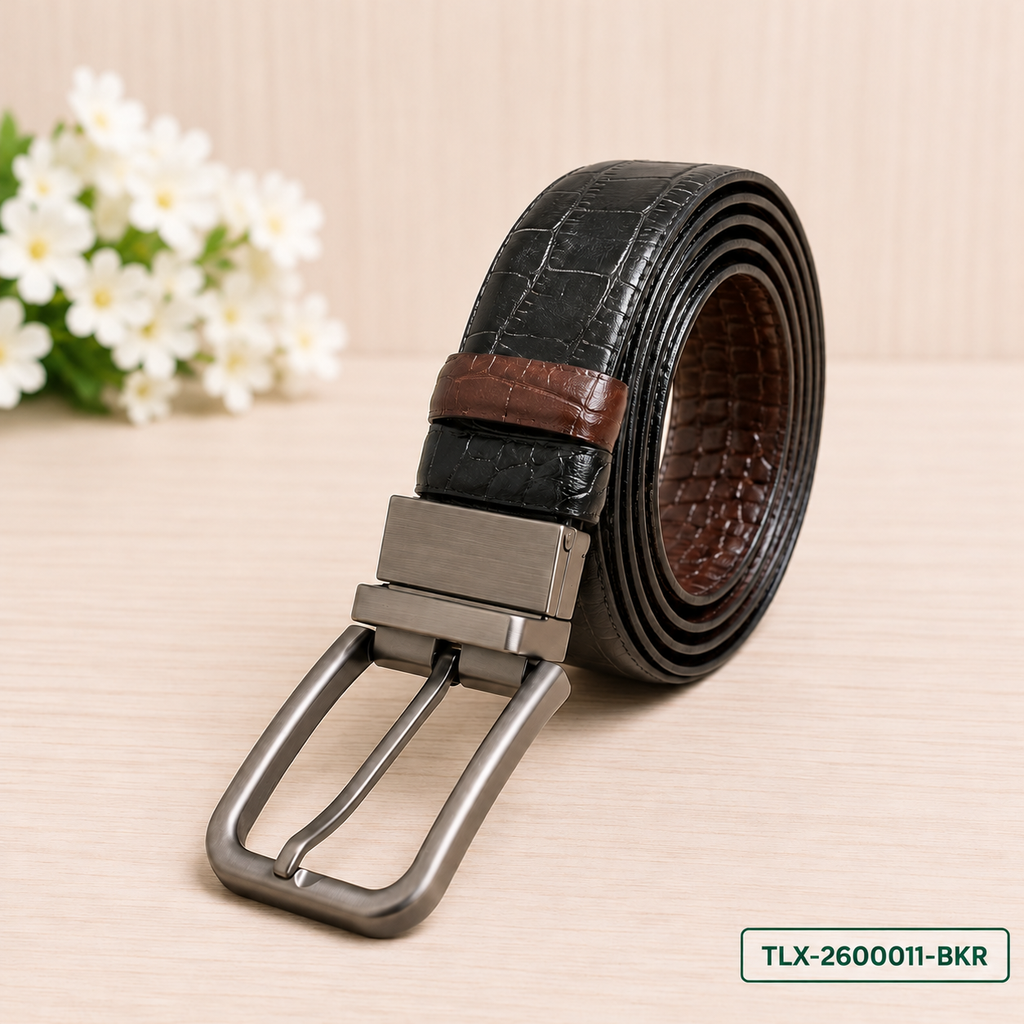 Reversible 2-in-1 Leather Belt
