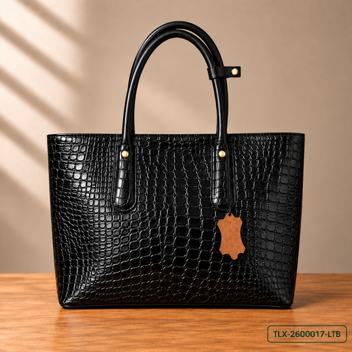 [TLX-2600017] Leather Tote Bag