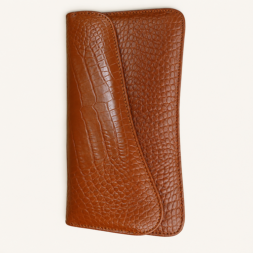 Ladies Leather Purse - Brown