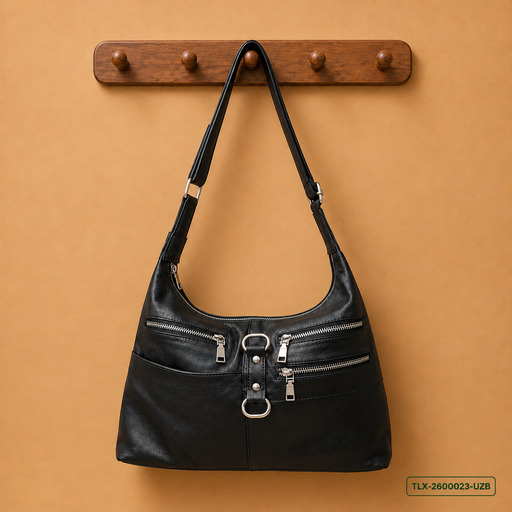 [TLX-2600023] Urban Zip Hobo Shoulder Bag