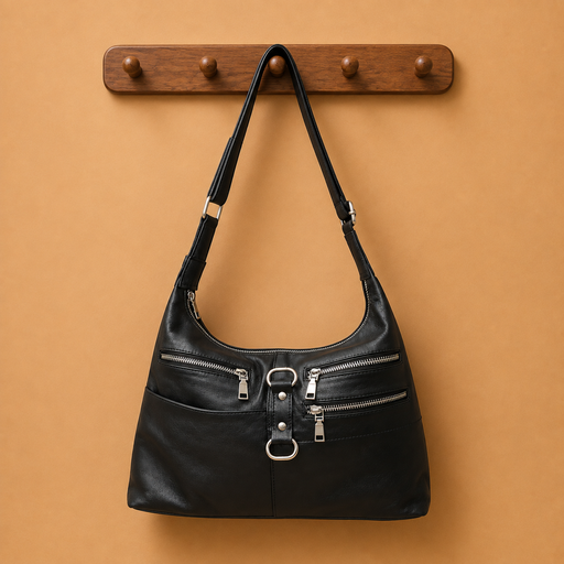 Urban Zip Hobo Shoulder Bag
