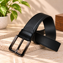 Classic Black Heritage Leather Belt